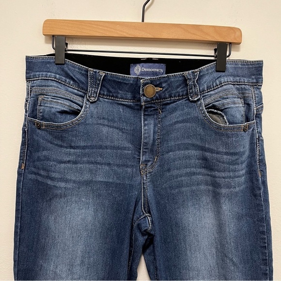DEMOCRACY Ab Solution Skinny Fit Blue Jeans Size 12 - Picture 4 of 9